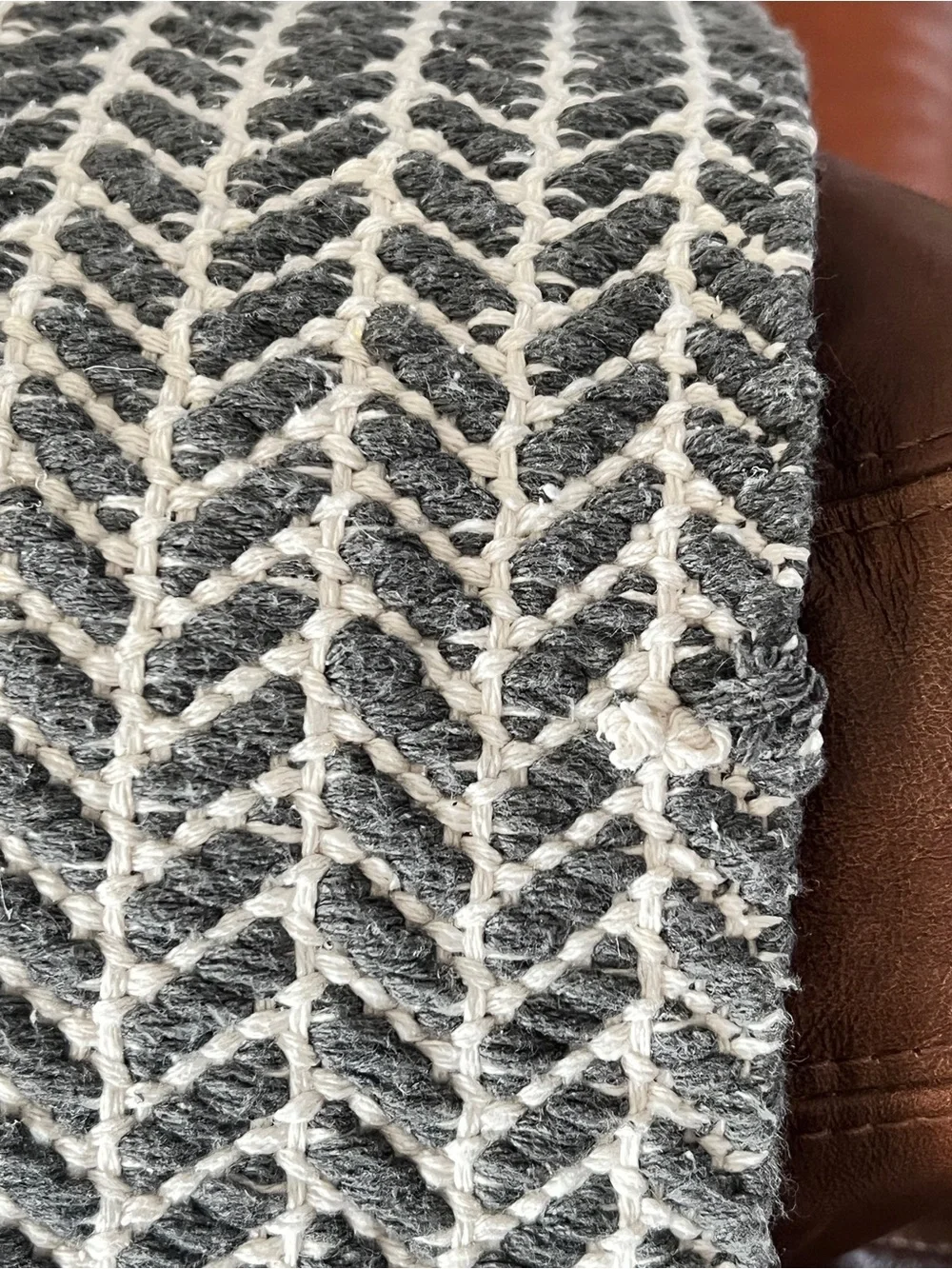 Boho Washable Herringbone Runner Rug 2'6''x8